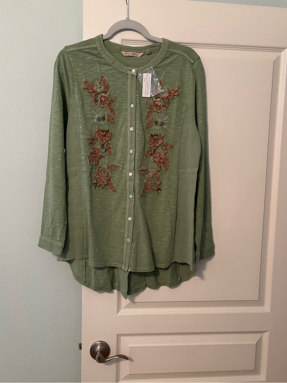 Soft Surroundings Embroidered Tunic